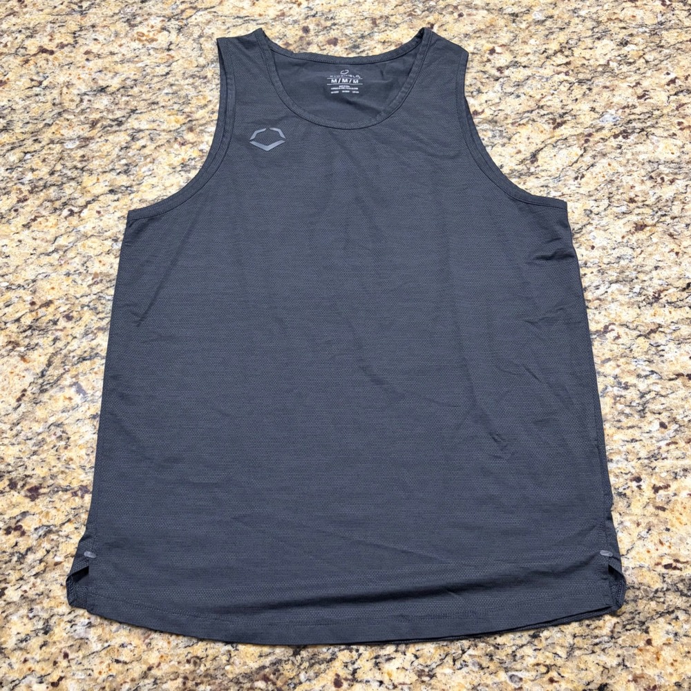 Evoshield Mens Medium Gray Sleeveless Training Tank Top Activewear Shirt ws